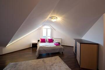 Фото номера Номер с кроватью размера &quot;queen-size&quot; и ванной Хостелы Hostel &amp; Restauracja Santorini г. Белосток 5