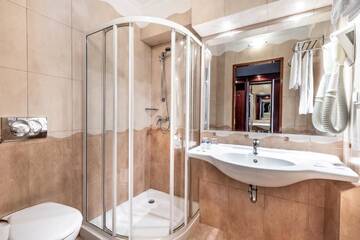 Фото номера Двухместный номер с 2 отдельными кроватями Отель Hotel Gołębiewski Białystok г. Белосток 10