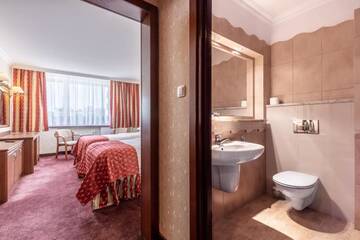 Фото номера Двухместный номер с 2 отдельными кроватями Отель Hotel Gołębiewski Białystok г. Белосток 14